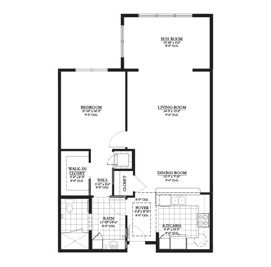 Floor Plan Asturian Sunroom