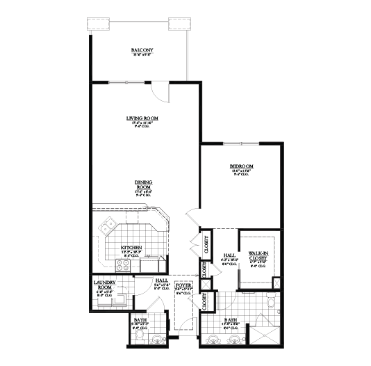 Floor Plan Belgian Balcony