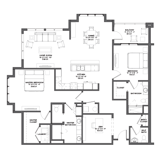 Floor Plan Wolfe II