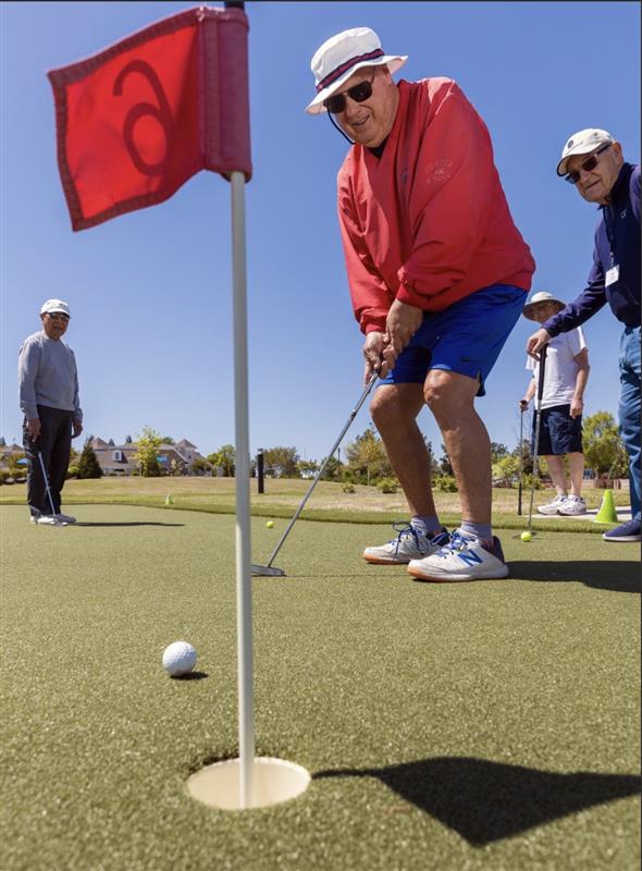 seniors enjoying outdoor activities in the research triangle