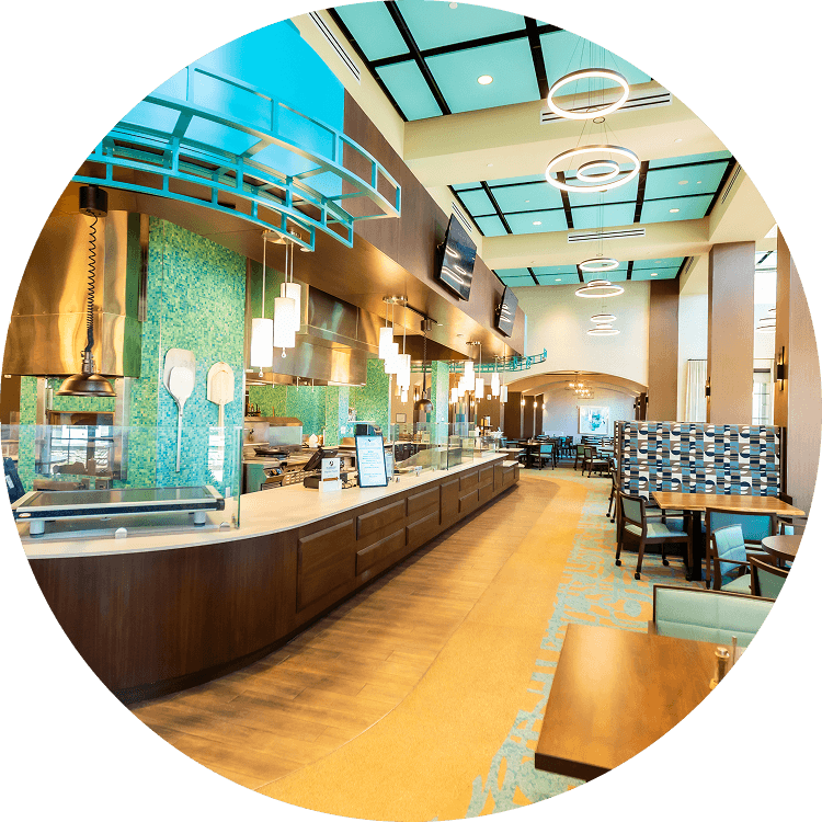 Senior dining venue located at Searstone