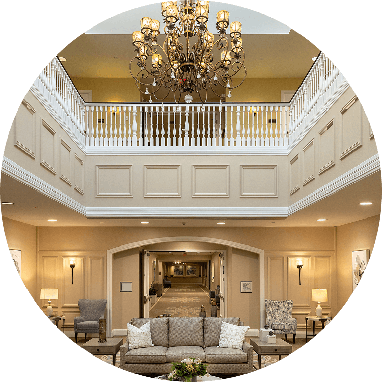Interior view of Searstone Retirement Community