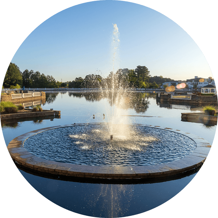 Water fountain at Searstone