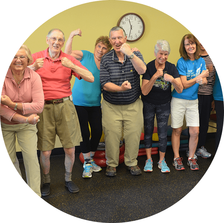 Seniors flexing their muscles