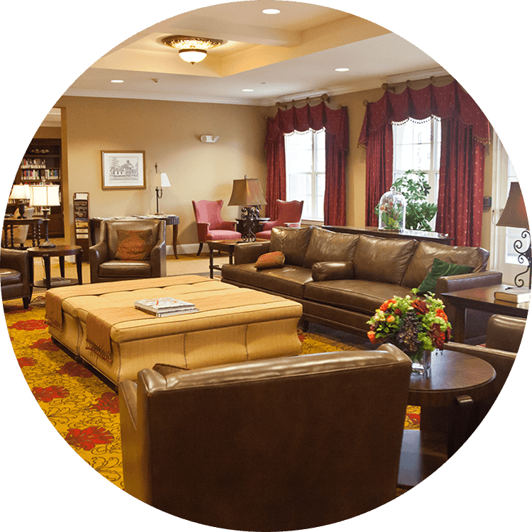 Interior view of Searstone Retirement Community