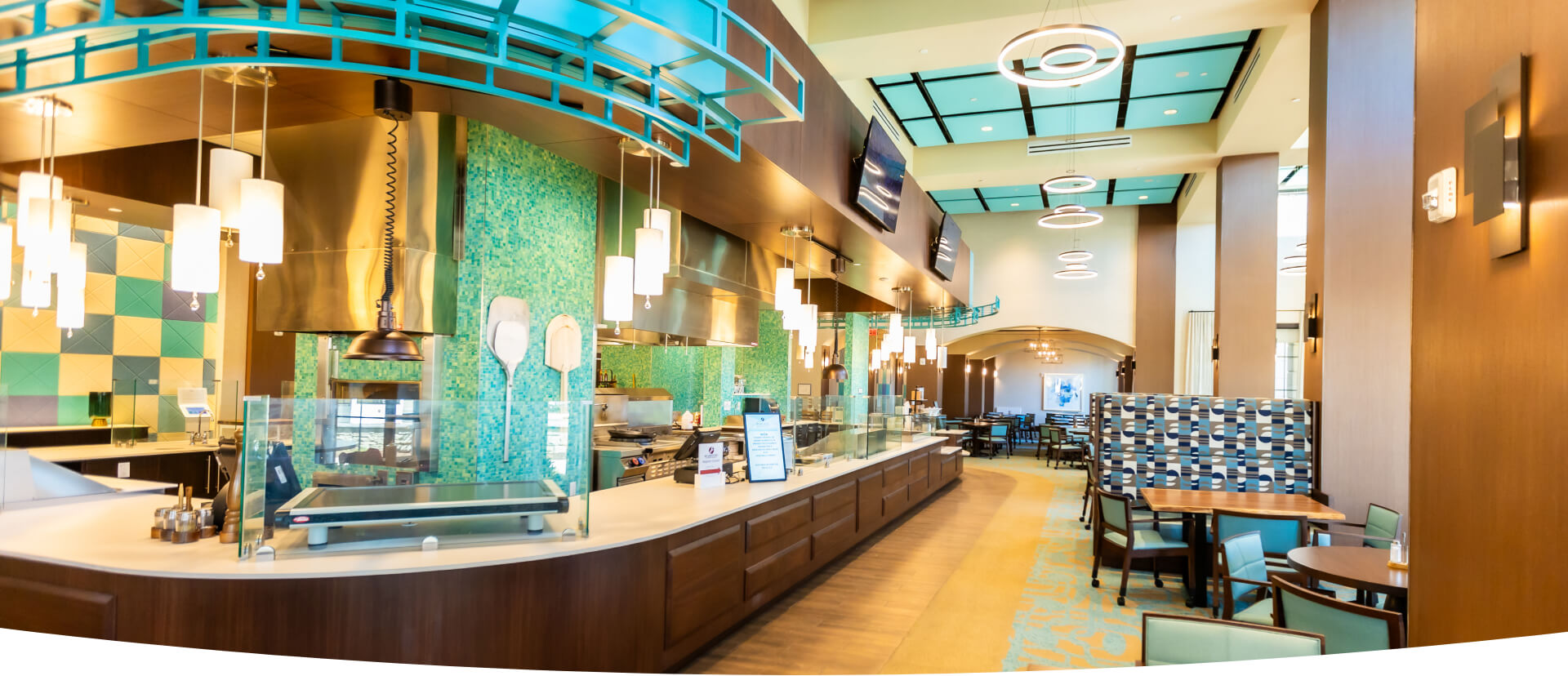 Dining Area At Searstone, A Senior Living Community