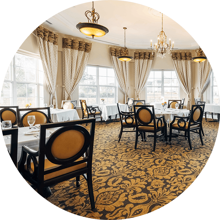 Dining venue at a senior living community